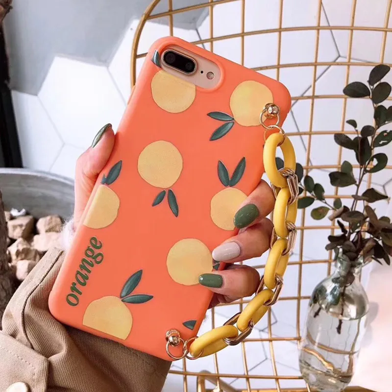 Модный чехол для iPhone 6 S 7 8 Plus X XR XS Max карамельный цвет мягкий из ТПУ |