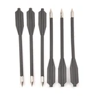 36 шт. 6,3 дюйма цветные пластиковые арбалетные болты стрелы для охоты на открытом воздухе стрельба из лука