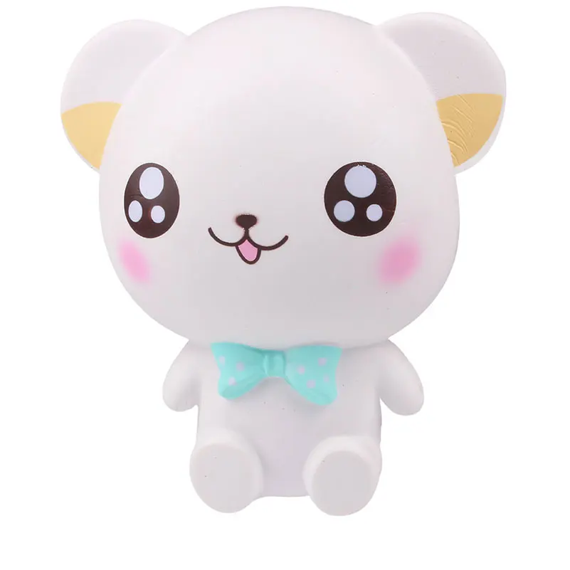 

Kawaii Squishys Animal Bowknot Bear Antistress Jumbo Soft Slow Rising Anti-stress Squeeze Decompression Stress Relief Vent Toy