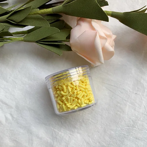 Yellow 15g Счастливый обезьяна 15/30 г/кор. поставки слаймов комплект игрушки анальные шарики слизи Подвески Аксессуары DIY наполнитель ремесла муку пушистой четкое облако Slime - Цвет: Yellow 15g