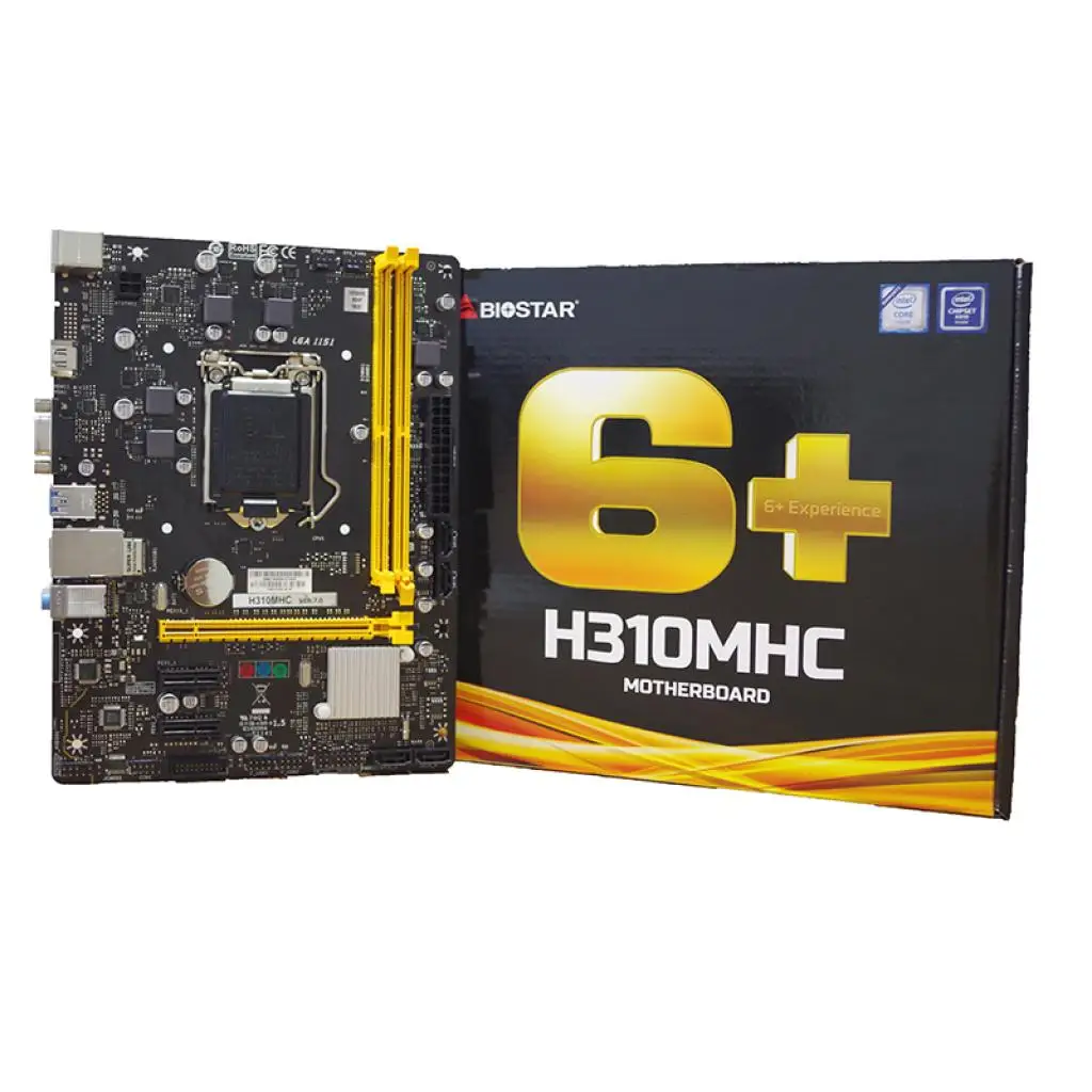 Полностью новая оригинальная материнская плата Biostar H310MHC DDR4 H310 LGA 1151 SATA3 32 Гб USB3.1 Micro-ATX