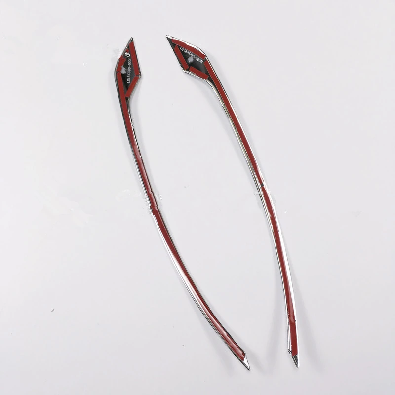 2 шт. хромированные наклейки на задние противотуманные фары для Volvo XC60 2018 |