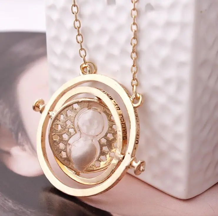 Ожерелье time turner винтажная подвеска с песочными часами Гермиона Грейнджер для женщин леди девушка оптом 0131