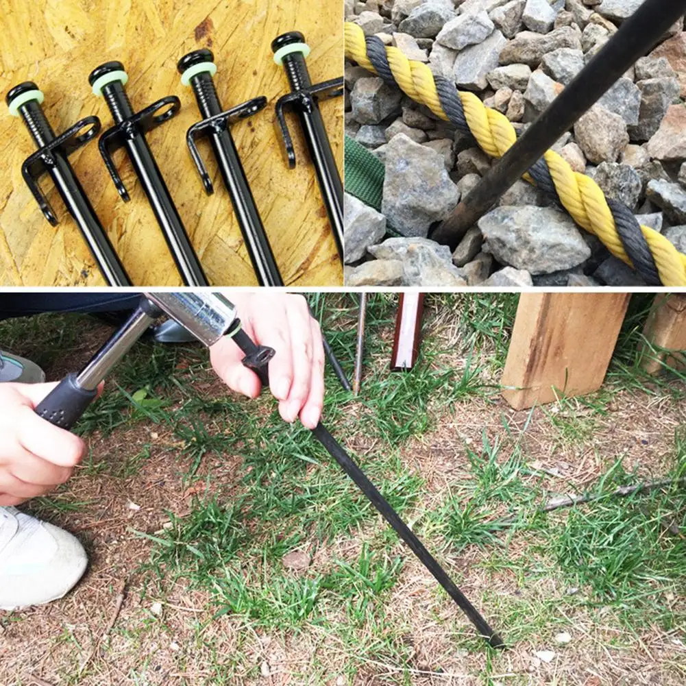 100 шт Открытый Кемпинг гвозди Ночной светильник кольцо люминесцентные лампы для