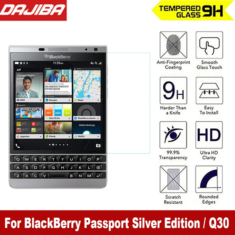 9H 2.5D Закаленное стекло для BlackBerry Passport Silver Edition/Passport Q30 защитная пленка