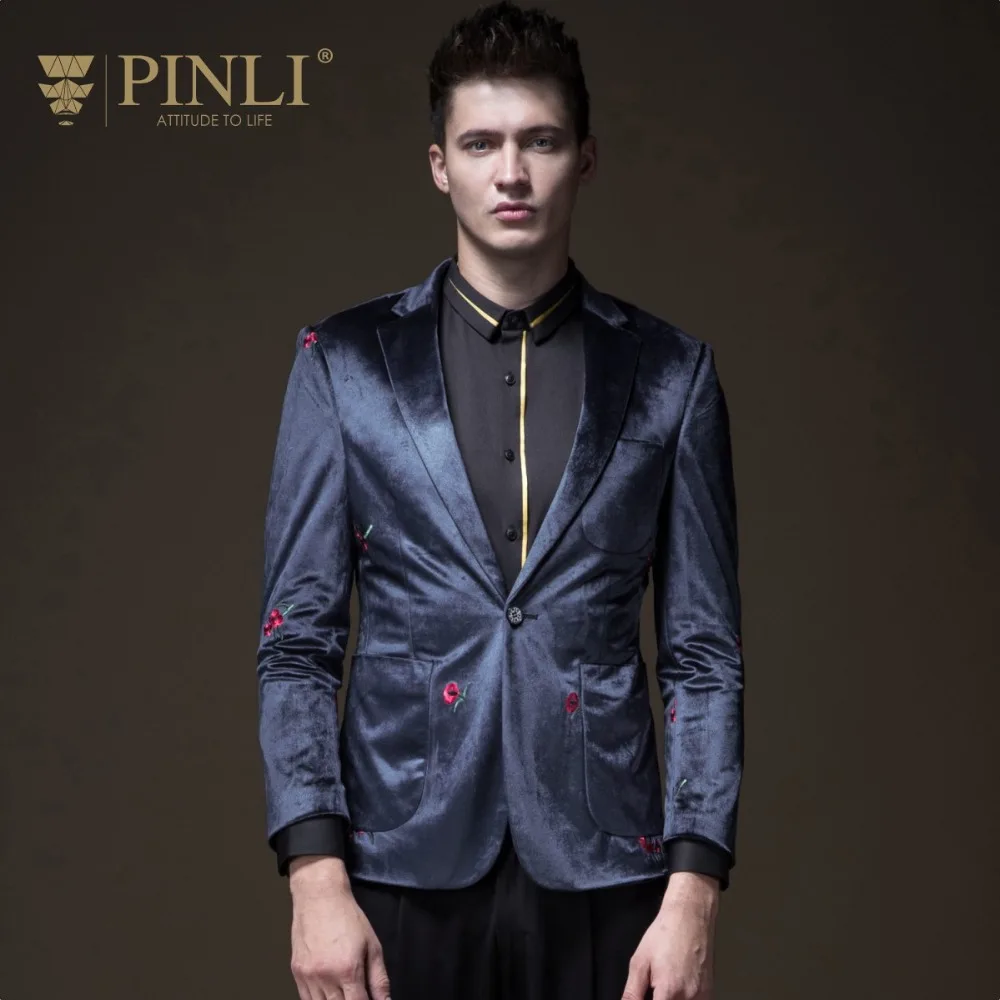 Блейзер Masculino Мужские Сценические костюмы для певцов Pinli Pin Li новый осенний