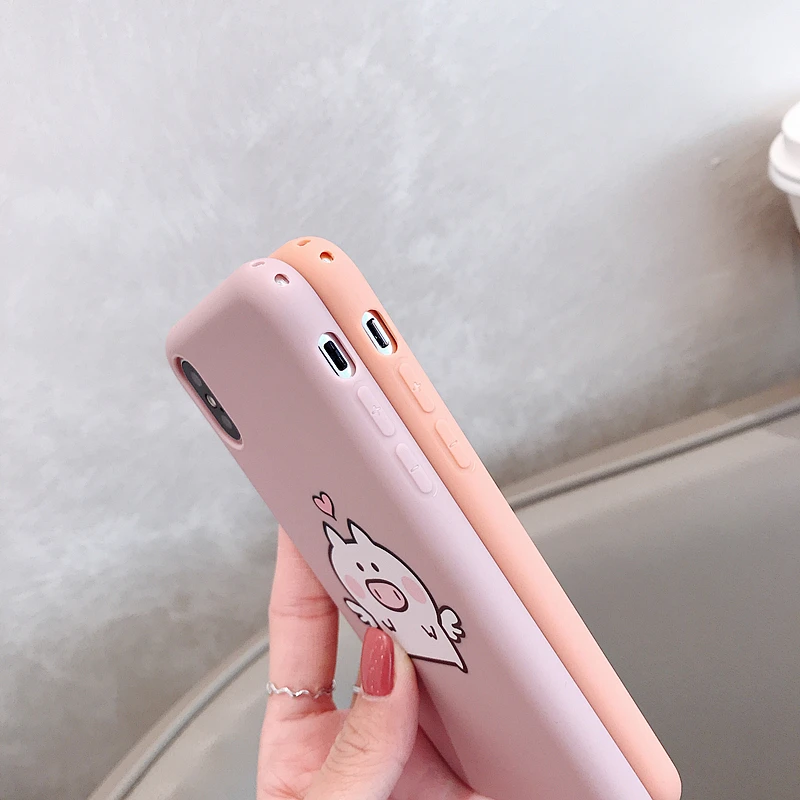 Чехол для iphone 6 s plue чехол xs max 7 мультяшный Мягкий силиконовый 8 plus X Xr