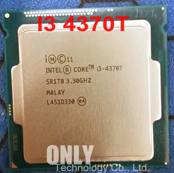 Бесплатная доставка процессор intel I3 4370T 3 ГБ 35 Вт двухъядерный процессор|cpu
