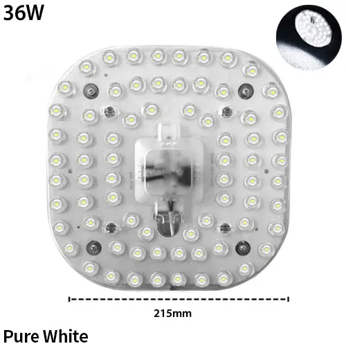 36w White Hontiey 220 В светодиодный модуль 12 Вт 18 Вт 24 Вт SMD2835 светодиодный светильник для Светодиодный s Celling Pane лампа Энергосберегающая Внутреннее освещение белый - Цвет: 36w White