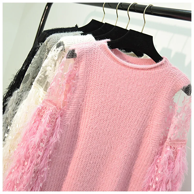 Женское трикотажное платье в Корейском стиле Осень-зима 2020 | Женская одежда