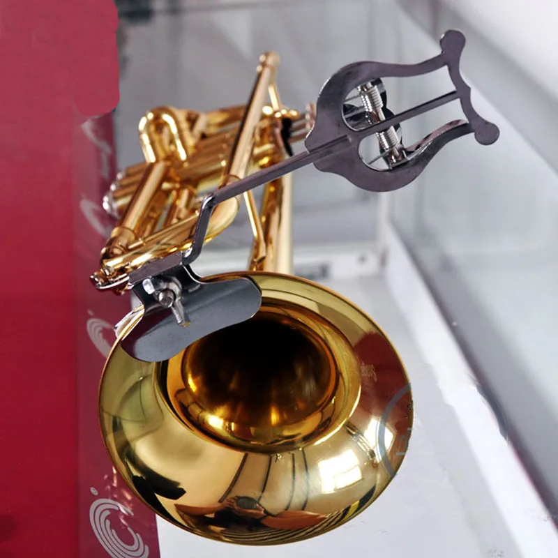 MoonEmbassy труба лист музыкальный клип из нержавеющей стали Trumpeter Lyre Trombone лист Музыкальная подставка зажим-на держатель аксессуары