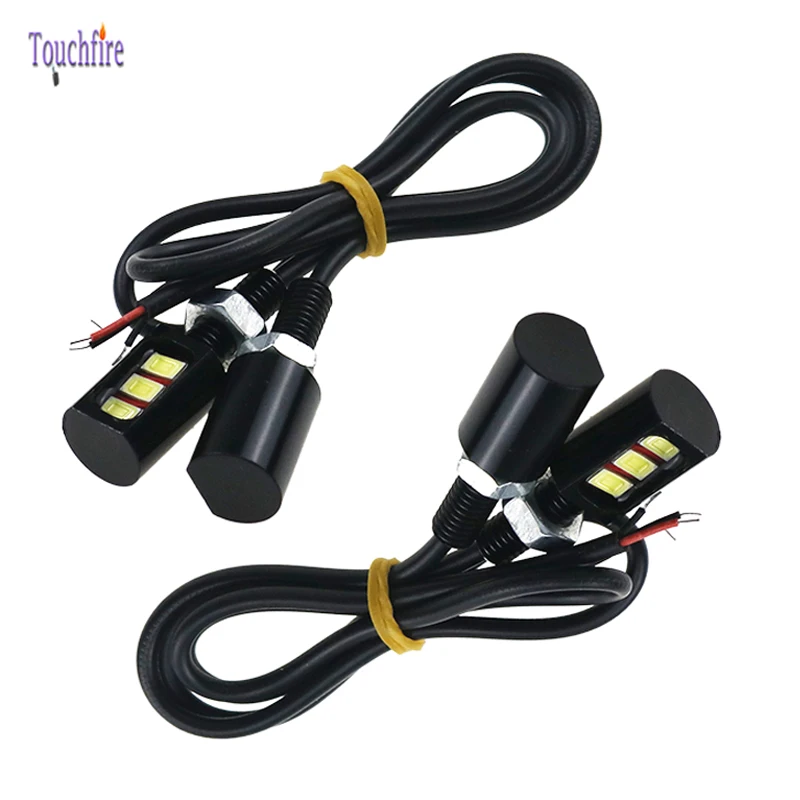 2 шт. 12 мм дневные ходовые огни резервного копирования Обратный Led Eagle Eye 5630SMD