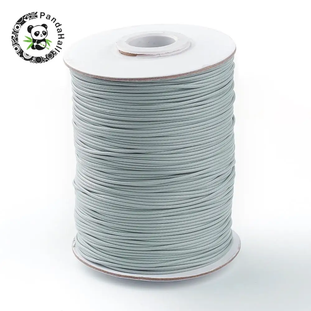 

Korean Waxed Polyester Cord, Gray, About 1.0mm thick, about 185yards/roll