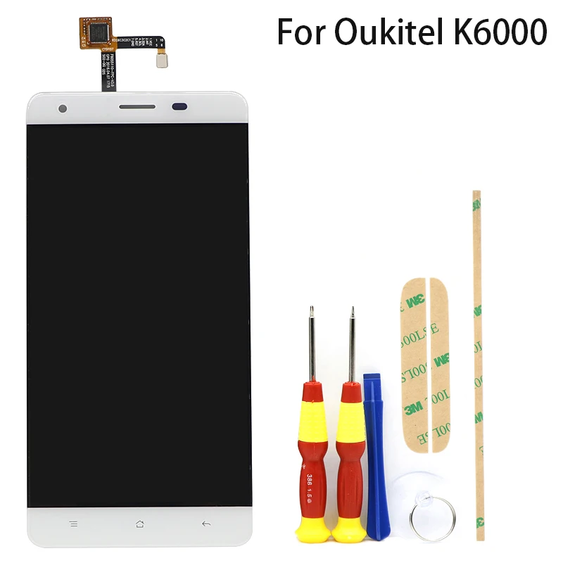 Для 5," 1280x720 Oukitel K6000 ЖК-дисплей для мобильного телефона lcd+ Oukitel K6000 Pro lcd кодирующий преобразователь сенсорного экрана в сборе lcd s