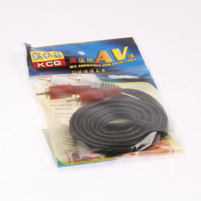 AV аудио видео кабель для подключения динамиков DVD HDTV Hi Fi Theatre. 2rca 2rca. Длина 1.5 3 5 10 15