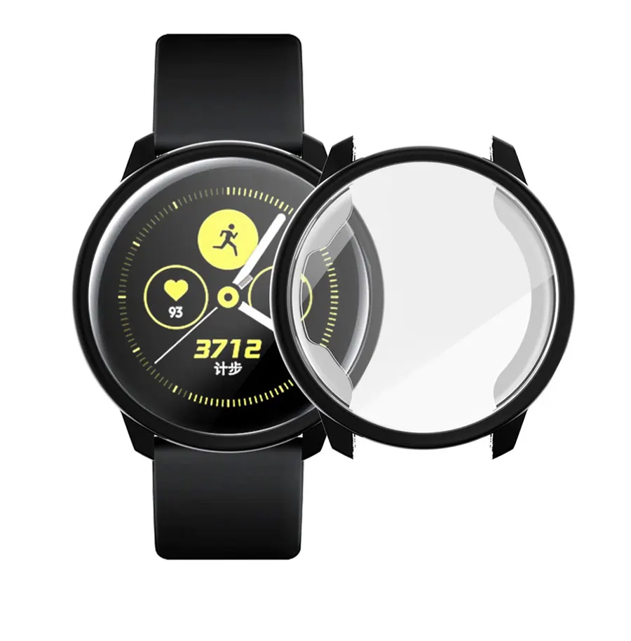 Galaxy watch active для samsung galaxy watch active 2 44 мм 40 мм силиконовый чехол для экрана Аксессуары для часов galaxy watch active