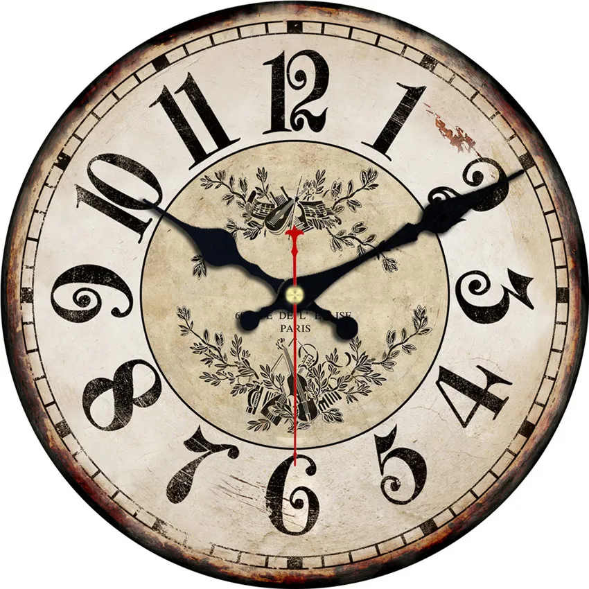 WONZOM Classic Reloj Large Wall Clock Crown Design Fashion Silent Living Room Decor Saat Home Decoration Watch Gift | Дом и сад