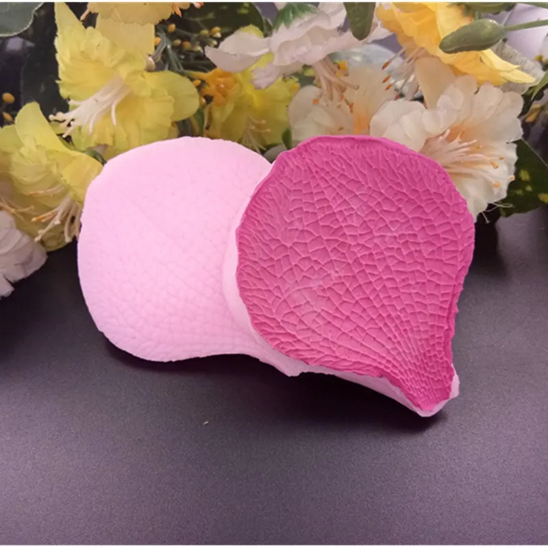 3D цветок лилии лепесток лист силиконовая форма для торта в цветочек Fondant Mold торт украшения инструменты DIY пресс-формы для выпечки F157