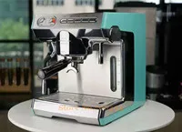 Ice cream green 220v Высококачественная профессиональная Эспрессо-кофемашина с двумя насосами и двумя термоблоками для кофе латте капучино из нержавеющей стали - Цвет: Ice cream green 220v