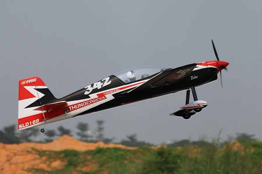 FMS 1300 мм 1 3 м Sbach 342 4CH 4S прочный EPO Аэробика 3D PNP RC самолет Радиоуправление хобби