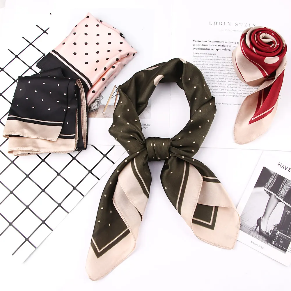 Модный женский квадратный шарф в стиле ретро со скидкой маленький из альпака