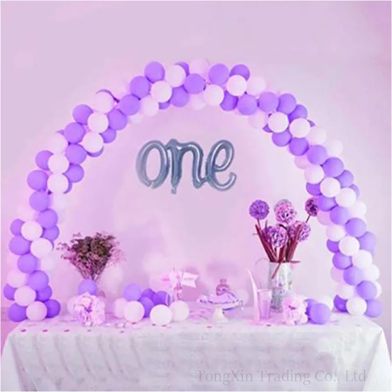 Birthday party decoration small balloon arch stand removable portable table on the display racks | Дом и сад
