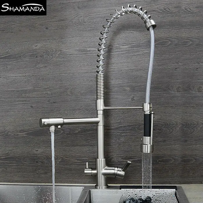 Бесплатная доставка различные стили смеситель для кухни из твердой латуни