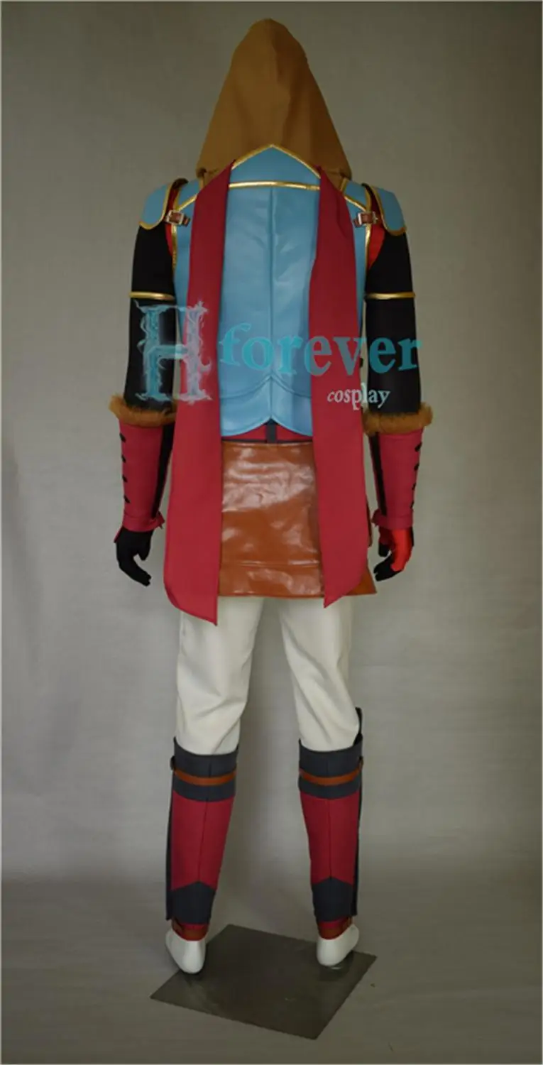 [Customized] Anime! Fate/Grand Order Arash Battle Suit Gothic Uniform Cosplay Costume Any Size Halloween Full Set Free Shipping |