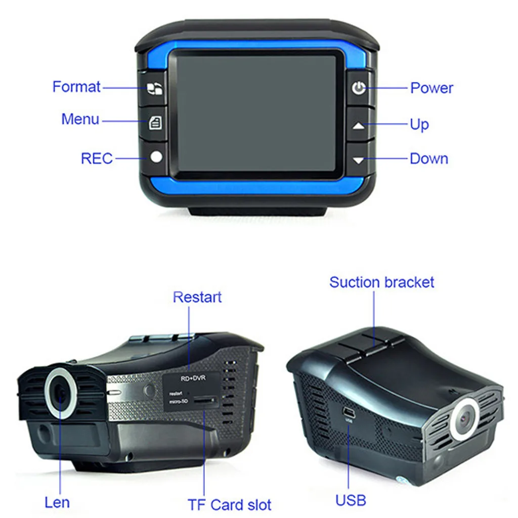 OMESHIN DVR/Dash камера двойной в одном радарная зеркальная видеомагнитофон