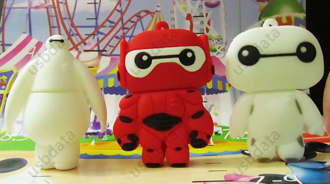 Флеш-накопитель Usb 2 0 512 ГБ флеш-карта памяти Baymax с героями мультфильмов флешка 64