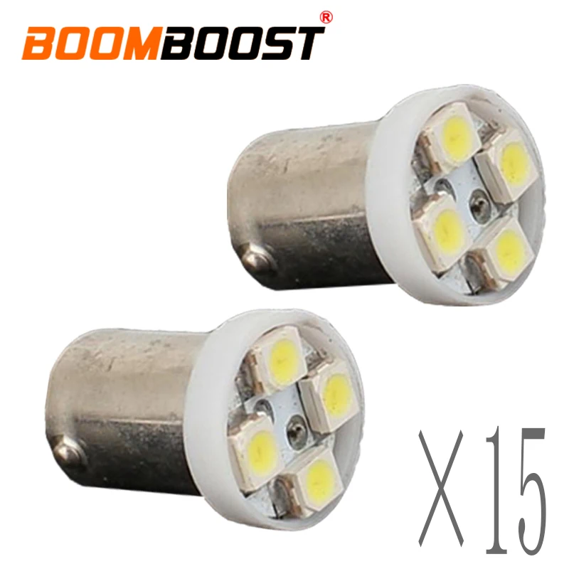 Новинка! 30 шт./лот BA9S 1210 4SMD 4LED клиновидный внутренний автомобильный габаритный