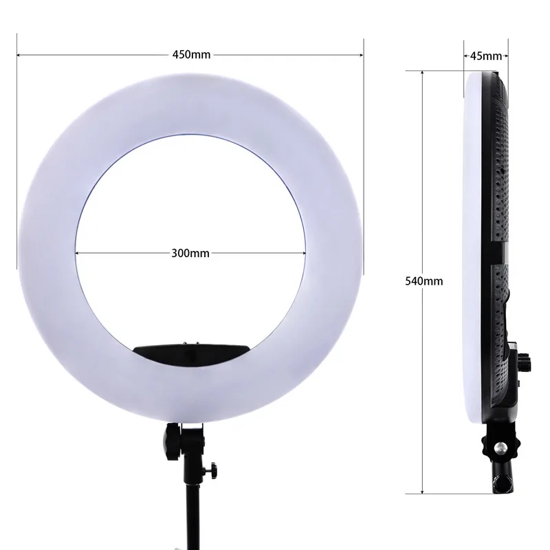 Yidoblo FC-480 RGB приложение управление кольцевой светильник светодиодный видео светильник красота ногтей кожи фотографии кино студия кольцо лампа+ штатив+ сумка