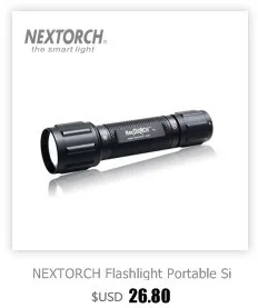 NEXOTRCH Flashlight 18650 Battery 1040 Lumen Waterproof Rechargeable Strobe Shockproof Tactical LED Flashlight Torch#TA40