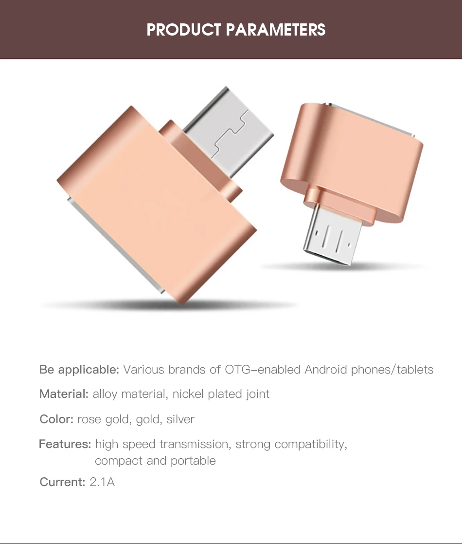 ACCEZZ Мини OTG адаптер Micro USB к USB 2,0 конвертер для Xiaomi huawei Android телефон кабель планшетный ПК флэш-накопитель мышь OTG