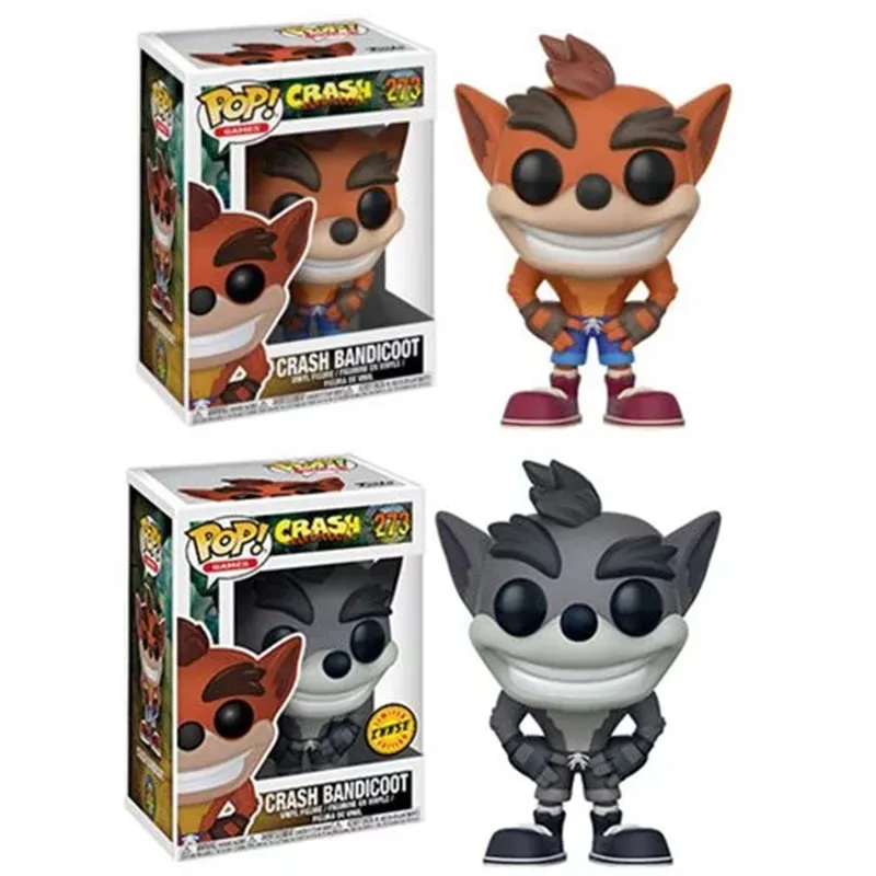 Funko Pop Crash Bandicoot#273 виниловые фигурки CRASH экшн-фигурка Модель Коллекция игрушек Фигурка куклы игрушки подарки для детей