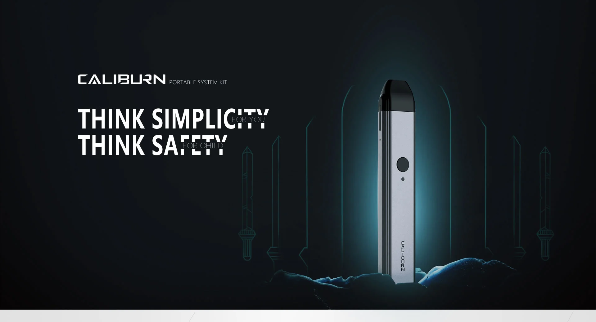 UWELL Caliburn Pod Системы комплект 520 мА/ч, Батарея 11 Вт испаритель 2 мл картридж Топ-заполнения электронных сигарет Vape ручка вейпер