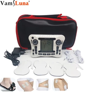 Двухканальный массажер Tens, электронная силиконовая обувь, цифровой инструмент для физиотерапии всего тела, меридиан, акупунктура