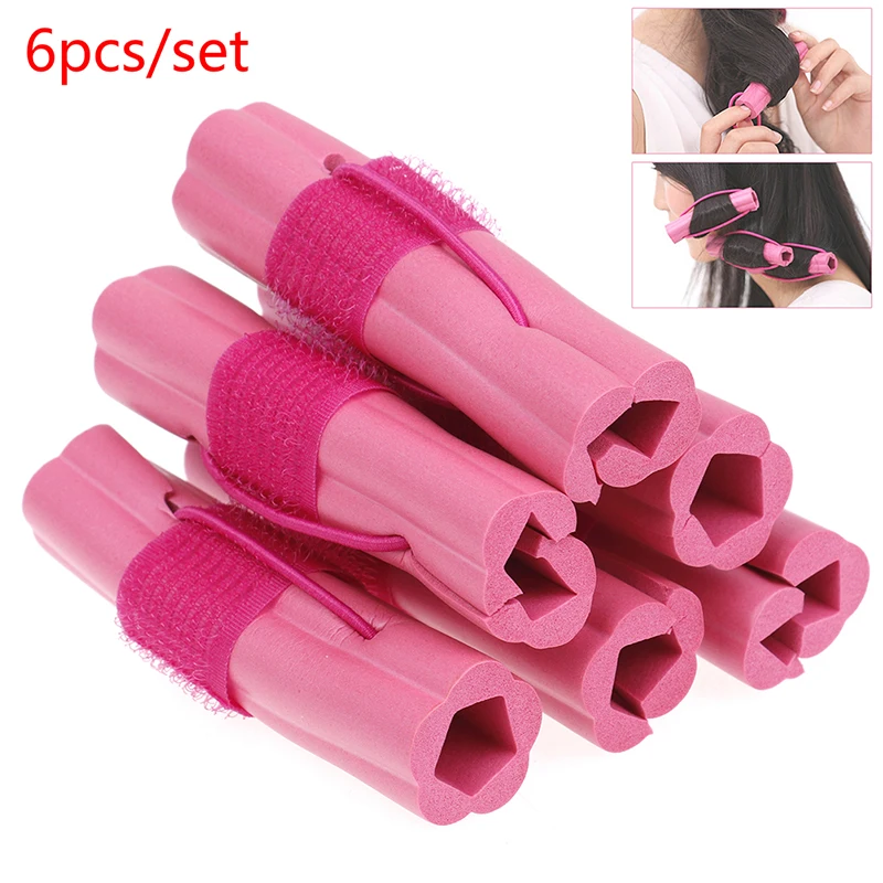 6 шт. мягкие бигуди для волос|Бигуди| |