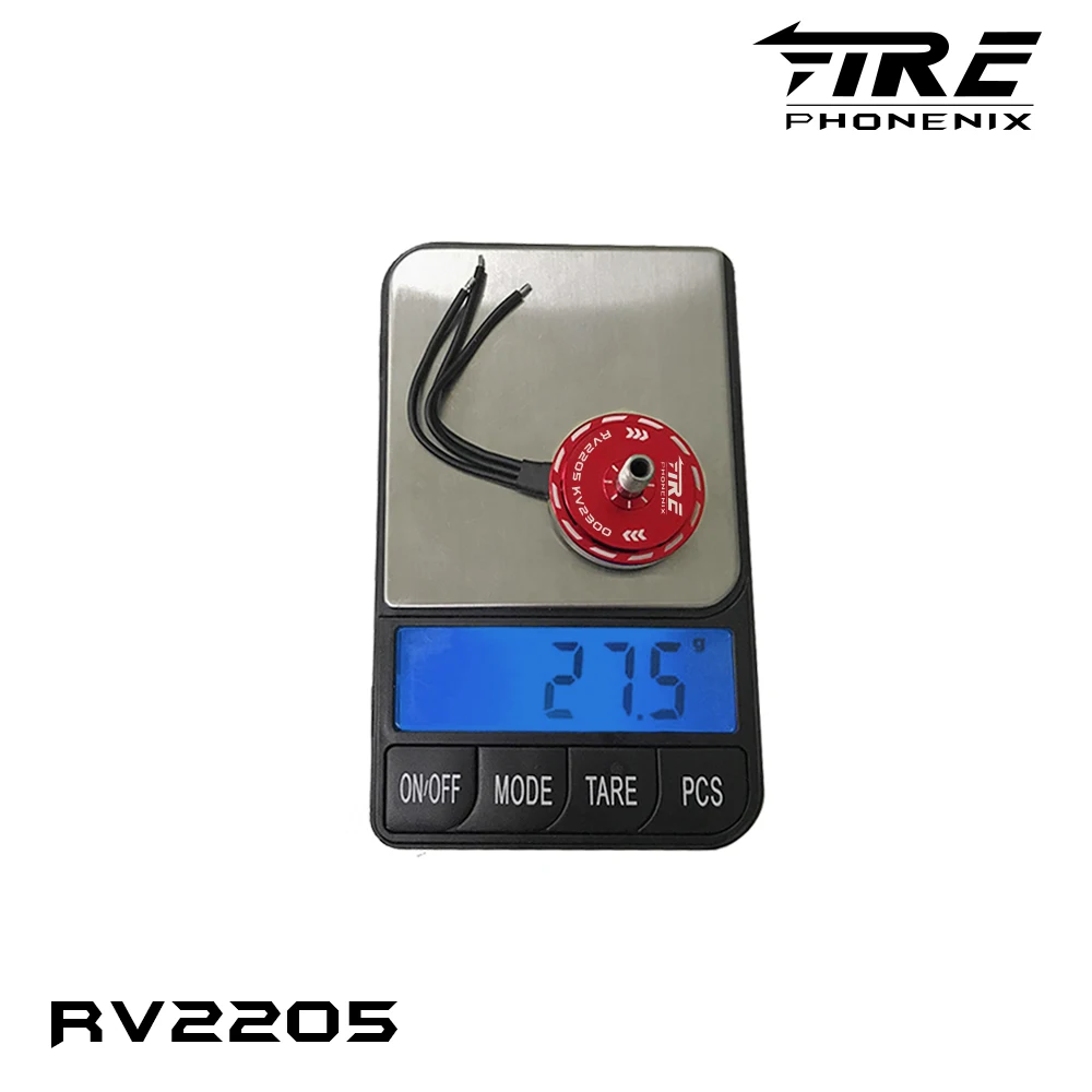 1 шт. огнестойкий PHONENIX RV2205 бесщеточный двигатель 2300 кв/2500 кв Фиолетовый/Красный CW