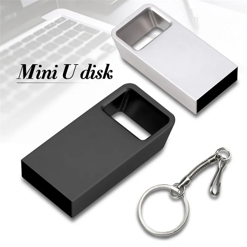 Металлический usb флэш-накопитель 64 ГБ 32 16 8 4 флеш-накопитель карта памяти Флешка
