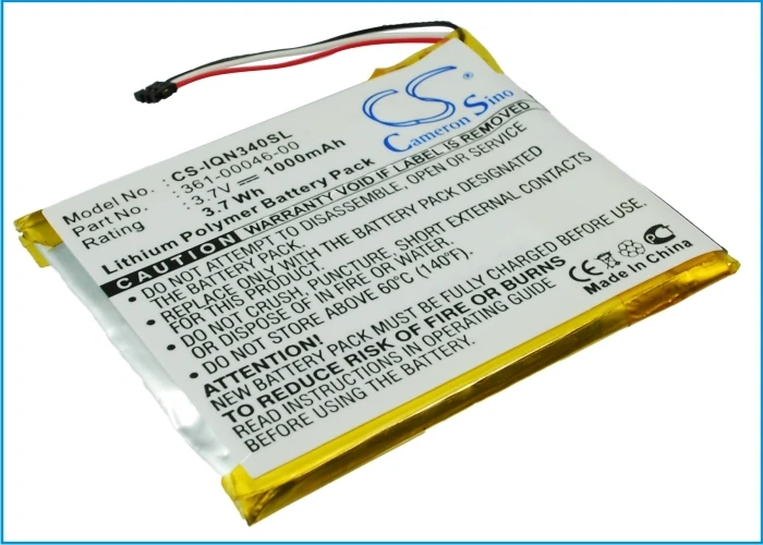 

361-00046-00 Battery For GARMIN Nuvi 3400 3450 3450LM 3450M 3490LMT 3550LM 3590LMT 3750
