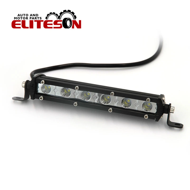 Eliteson 1 шт. 7 дюймов 18 Вт Однорядная Светодиодная панель Тонкий автоматический
