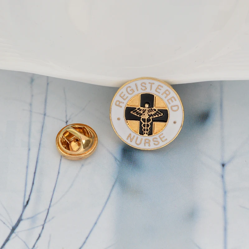 XEDZ значок медсестры с крестом металлическая брошь крыльями ангела персональное