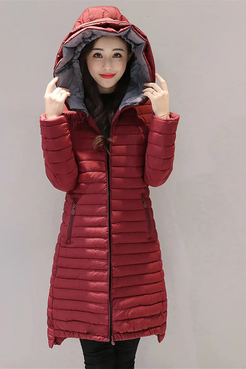 Женская зимняя парка в полоску с капюшоном|women parka|parka womenwarm winter coat |