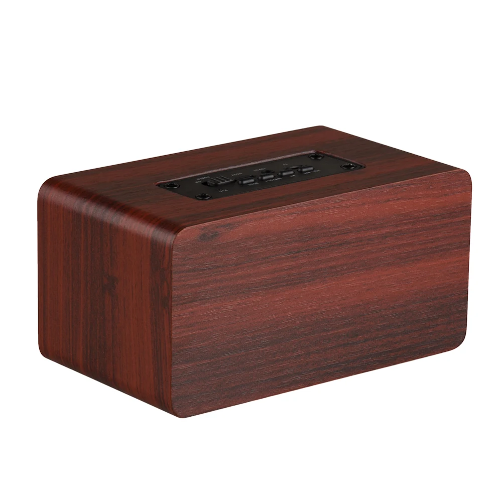 TOPROAD Деревянный беспроводной Bluetooth динамик Портативный hifi шок бас Altavoz TF caixa де сом Саундбар для iPhone Sumsung Xiaomi