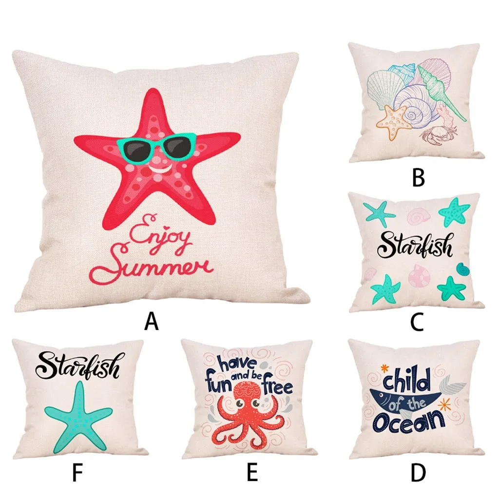 Новый Модный чехол для подушки с мультяшным рисунком Seastar Dakimakura милый домашний