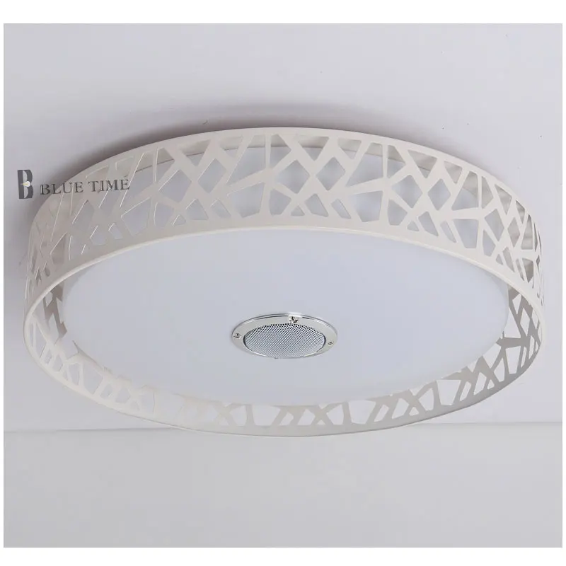 Современный светодиодный светильник люстра с Bluetooth управлением изменением цвета