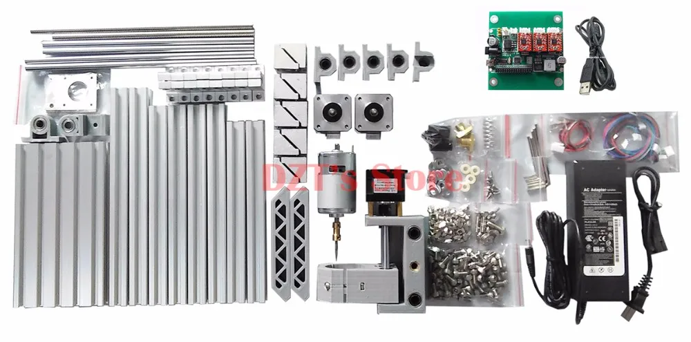 CNC 1610 GRBL управления Diy Мини станок с ЧПУ, рабочая зона 16x10x4,5 см, 3 оси Pcb фрезерный станок, древесины маршрутизатор, ЧПУ маршрутизатор, v2.4