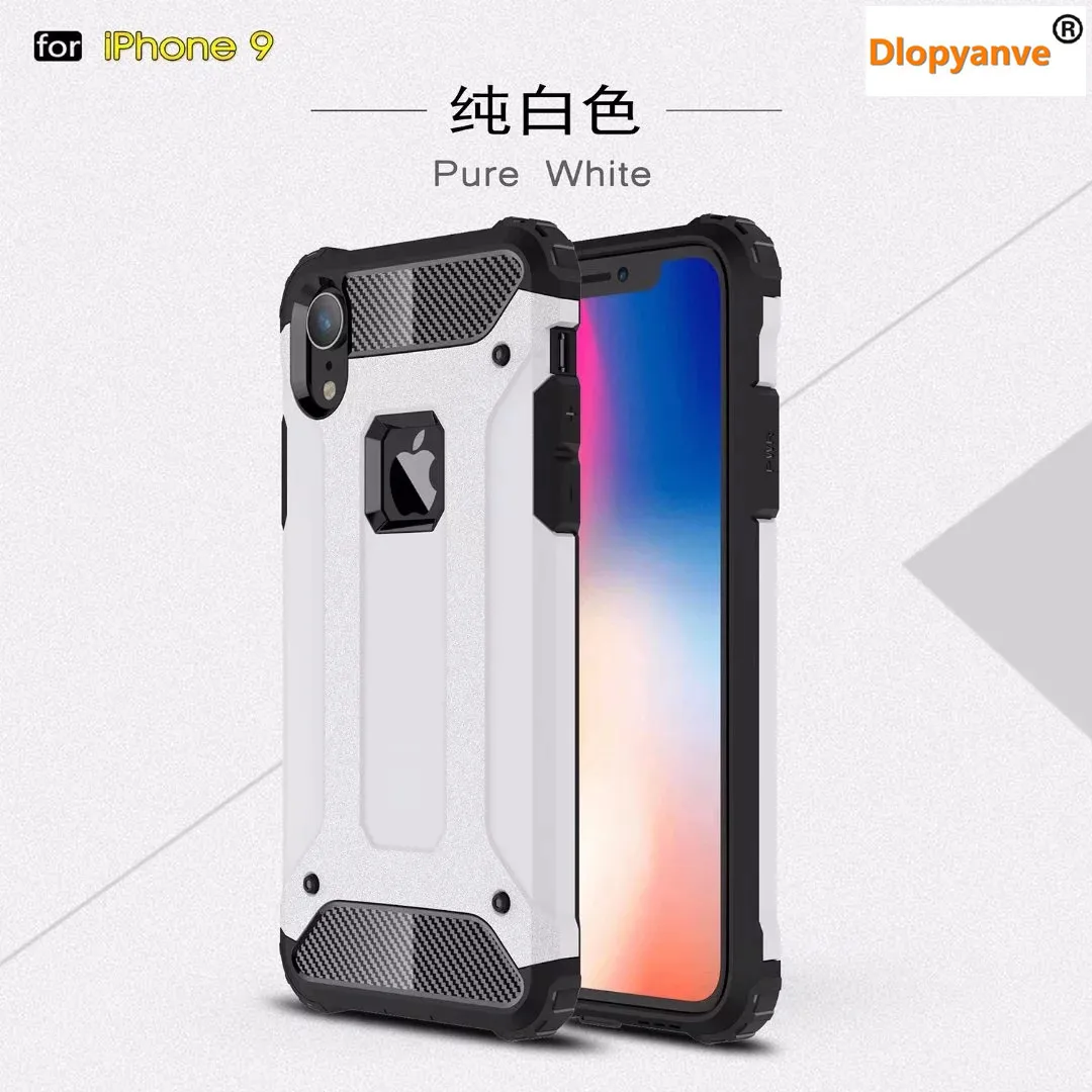 Прочный бронированный чехол для Xiaomi 9 8 SE 6X 5X Max Mix 2 3 Жесткий ПК противоударный чехол для Xiaomi Redmi 3 4 4A 4X 5A 6A Note 4, 5, 6, 7 Pro - Цвет: White