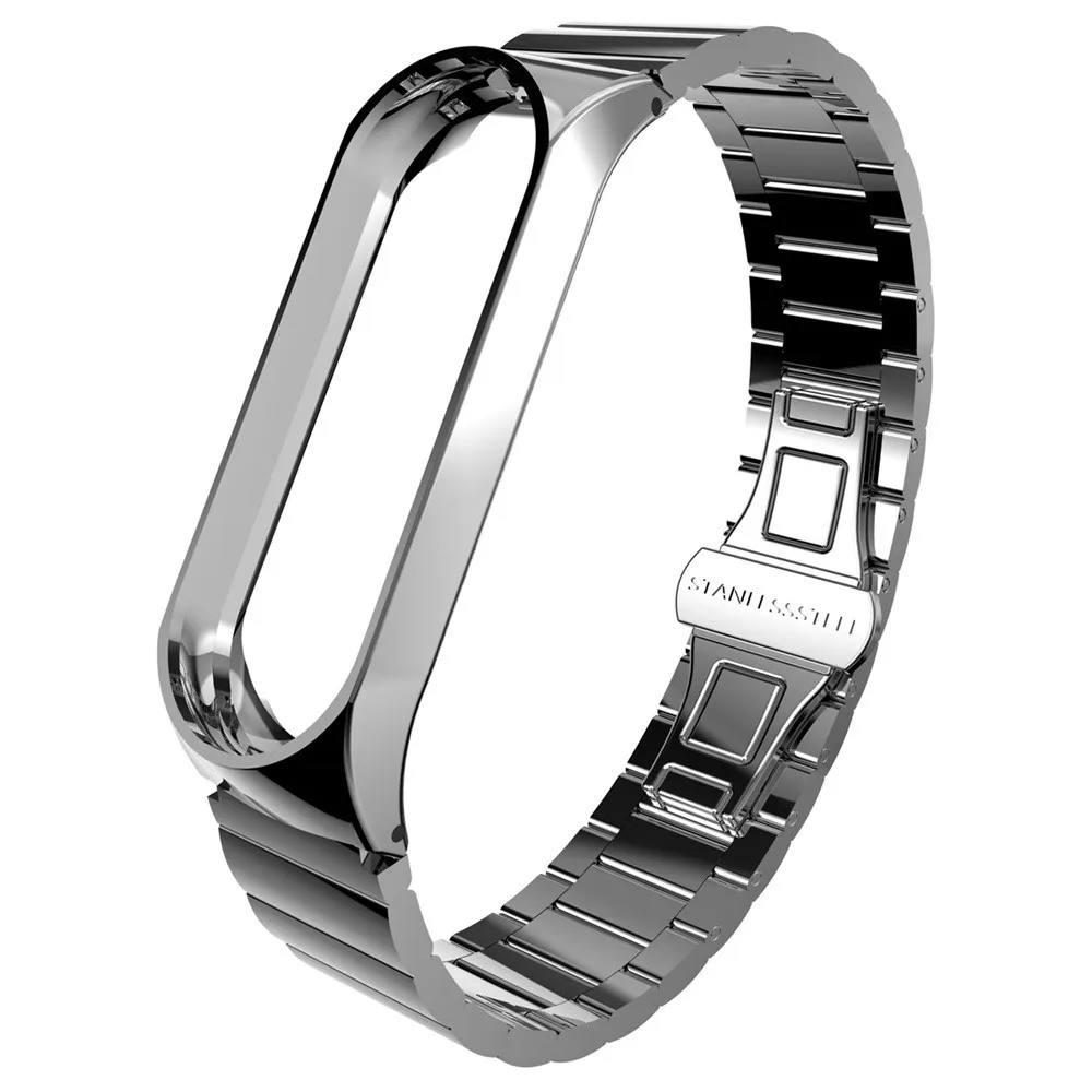 Fashion Luxury Stainless Steel Bracelet Watch Band Strap For XiaoMi Mi 4 Smart Wristband Accessories Mother's DAY Gift | Наручные